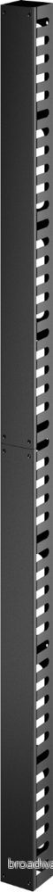 Easy Rack Vertikal Kabelkanal 48U Svart