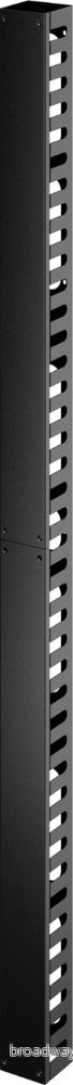 Easy Rack Vertikal Kabelkanal 42U Svart