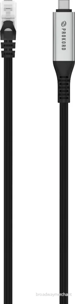 USB-C till Gigabit Ethernet Adapterkabel 1,8 m (RJ45) - Bild 2