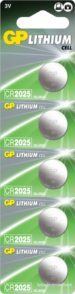 Knappcellsbatteri Lithium 10st CR2025 Knappcellsbatteri Lithium 10st CR2025